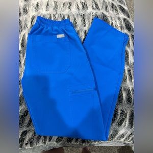 Sold***Royal blue Figs scrub pants. Straight leg. PETITE XXS